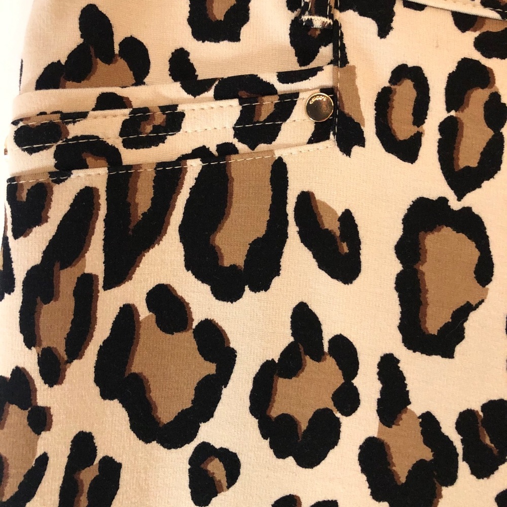 Chico’s So Slimming Fashion Pants Leopard Sz 0.5 - Picture 11 of 13